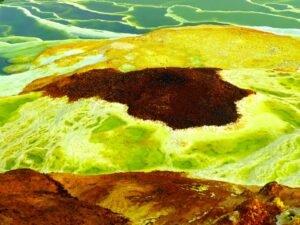 Aerial View of the Danakil Depression, Ethiopia